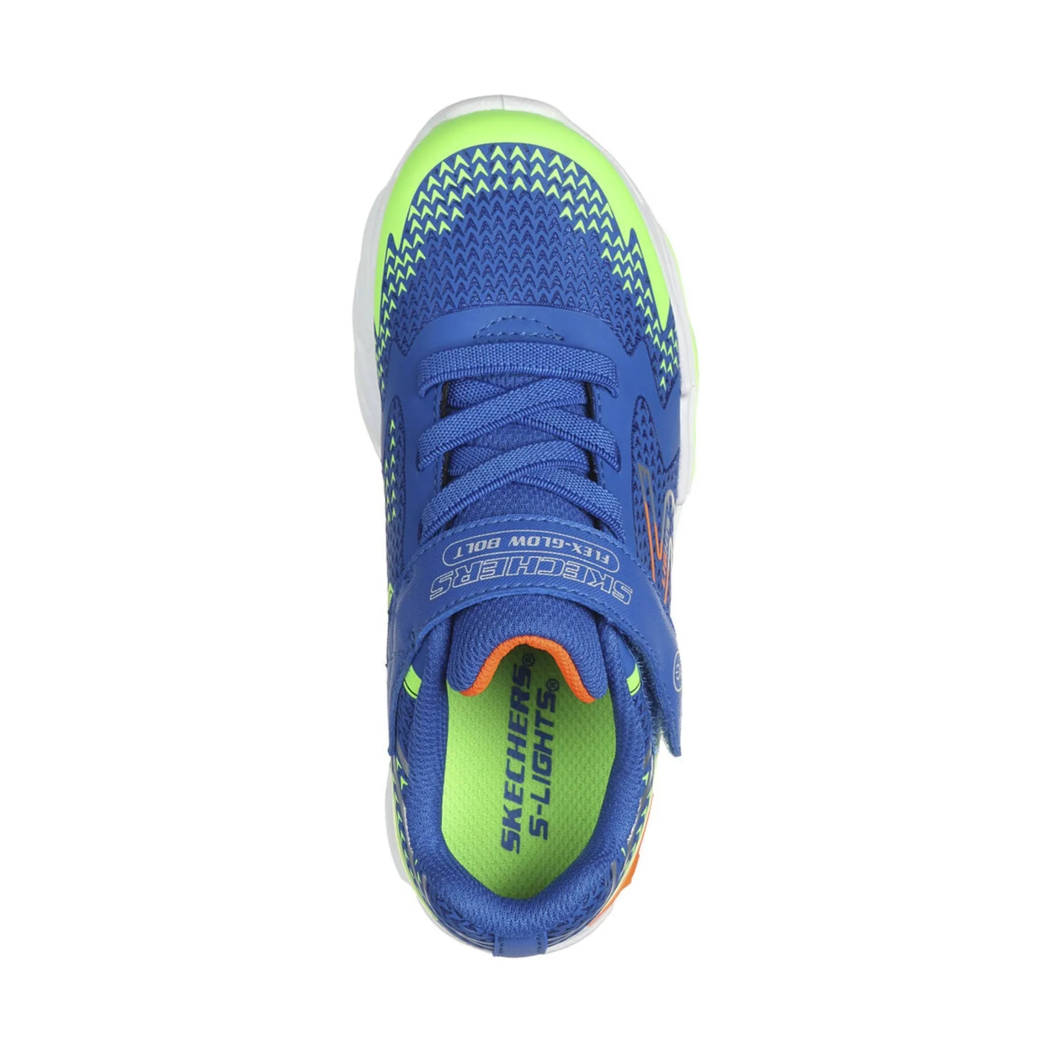 Skechers Kids' S Lights Flex Glow Bolt Shoes - Royal/Multi - ONLINE STORE CREDIT/EXCHANGE ONLY